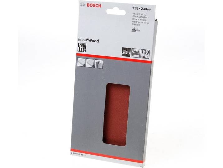 Bosch 10x Expert C470 schuurpapier met 14 gaatjes voor vlakschuur...