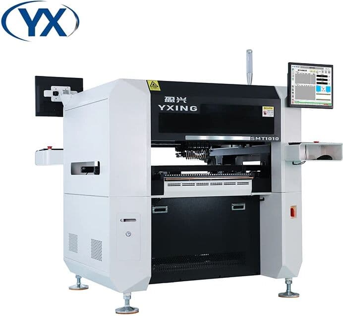 YXING Including Tariff Prices SMT 650*420mm Pcb Pick And Place Machine SMT1010 Fly Shoot Cameras Pcb Pick and Place Machine