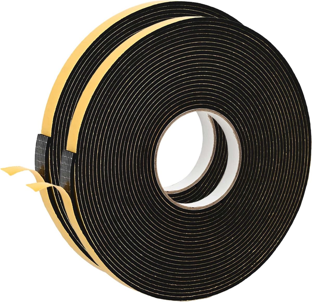 vidaXL Ruban adhésif en mousse 2 pc Noir 15mm x 10m Mousse CR