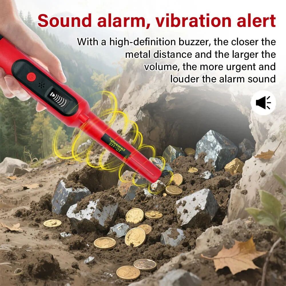 NONE Professional Positioning Rod Handheld Underground Metal Detector Pointer Handheld Waterproof High Sensitivity Security Detector