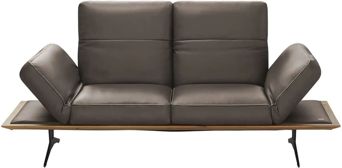 Koinor Einzelsofa aus Echtleder Fendo ¦ braun ¦ Maße (cm): B: 206 H: 73 T: 123.0