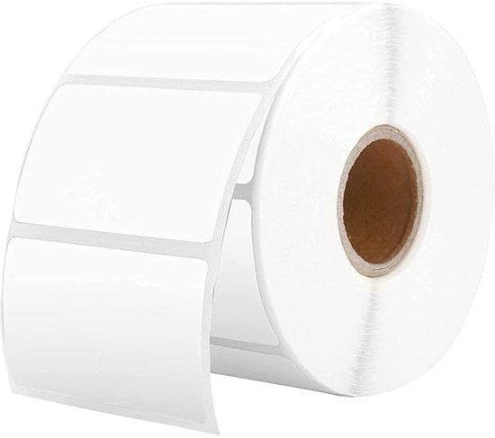 1000 stuks Zelfklevende Adresetiketten - Blanco Thermische Labels - Wit