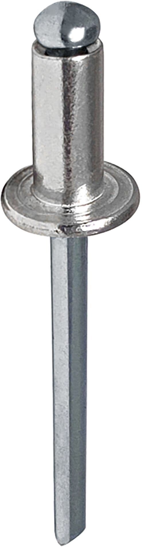 Rivit RIVETTI  Ø 6,0x12 mm 100 PEZZI ALLUMINIO