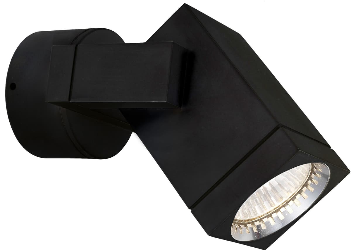 KS Verlichting Cubic Muurlamp Zwart met LED