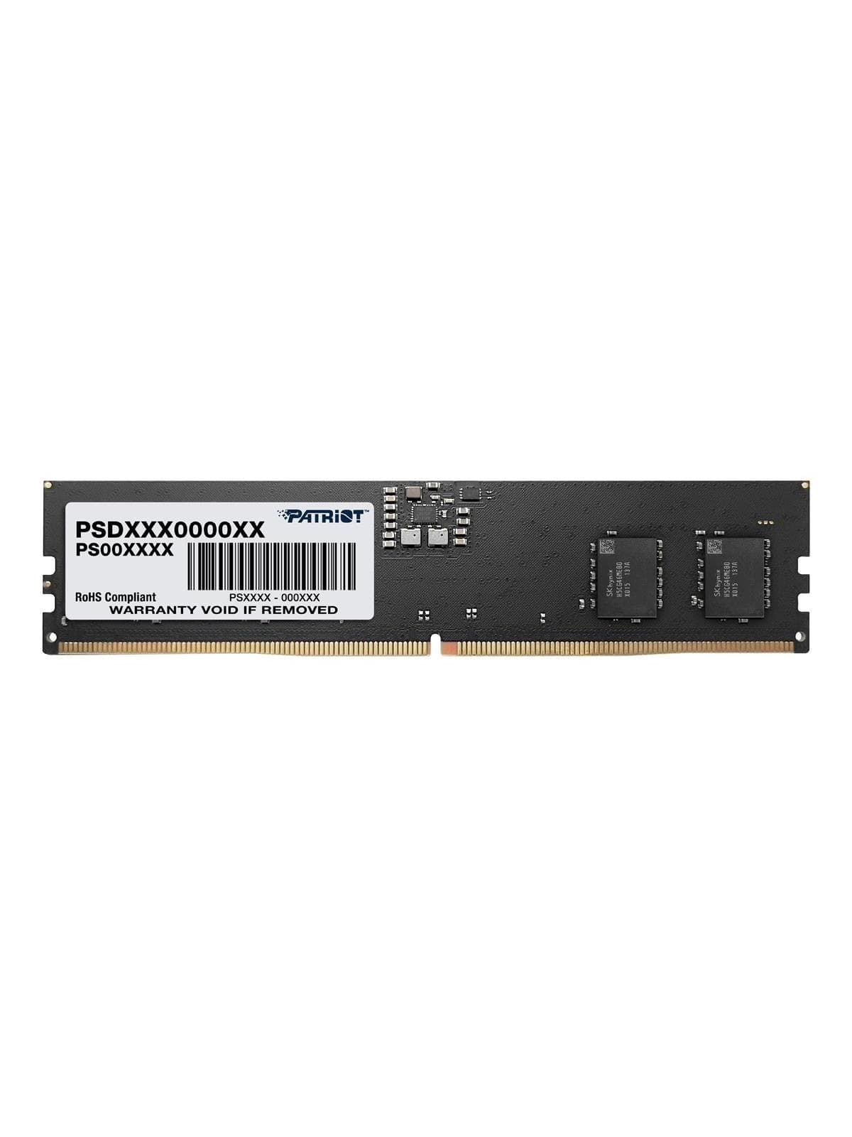 Patriot Signature Line DDR5-4800 - 8GB - CL40 - Single Channel (1 pcs) - Schwarz