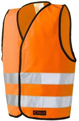 Reflectil Reflexväst Kardborre fram XXL orange