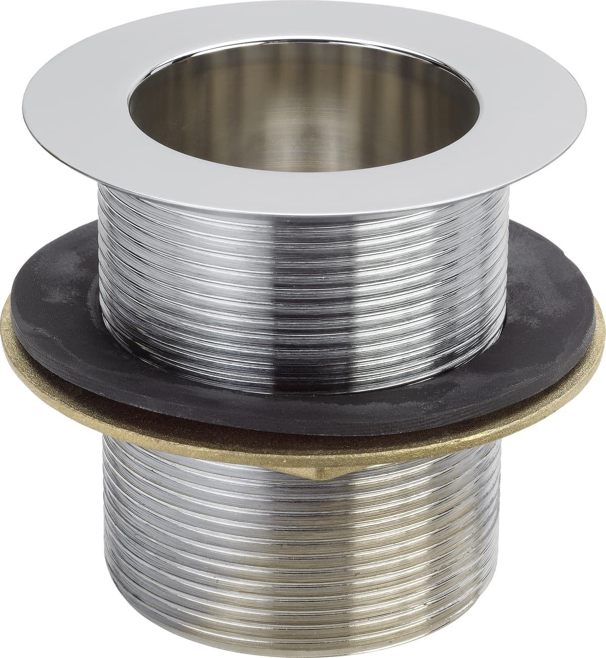 base de Viega match0 152802 G 2x80mm, laiton chromé, pour colonne montante