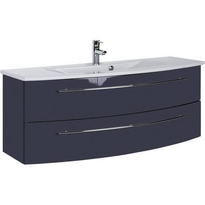 Waschtisch SAPHIR "3040", grau (anthrazit), B:121cm H:90cm T:51cm, Waschtische, Waschtisch, Breite 121 cm