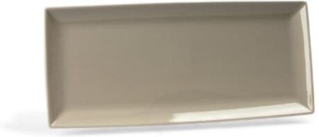 Tirolix Vassoio rettangolare 37 x 17 cm Purity Tortora