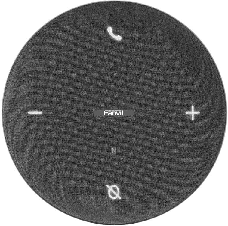 Fanvil CS30 Speakerphone portable à double connexion, idéal pour des conférences flexibles.