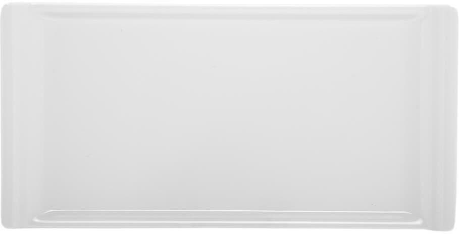Tirolix Piatto Rettangolare 30 x 15 cm Bianco Melamina