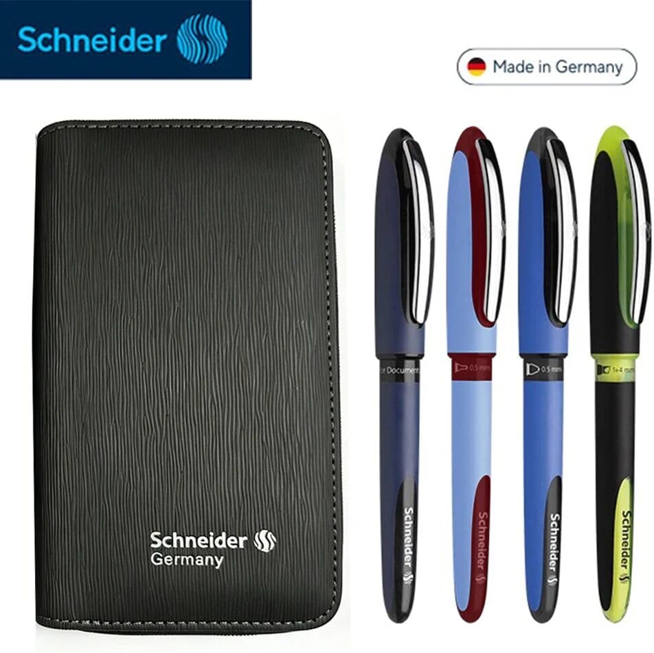 KOKUYO Germany Schneider Gel Pens+Highlighter Pen Set Interstellar Series Direct Liquid Quick Drying Signature Business Office Supplies