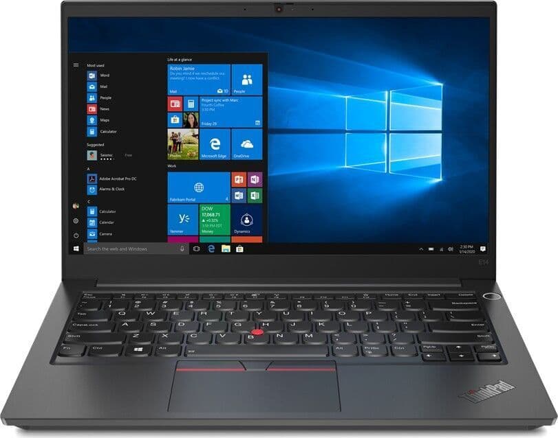 Lenovo ThinkPad E14 G2   i5-1135G7   14"   16 GB   128 GB SSD   Bakgrundsbelyst tangentbord   svart   Win 11 Pro   SK