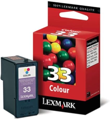33 Cartucho de tinta (Lexmark 18CX033) color
