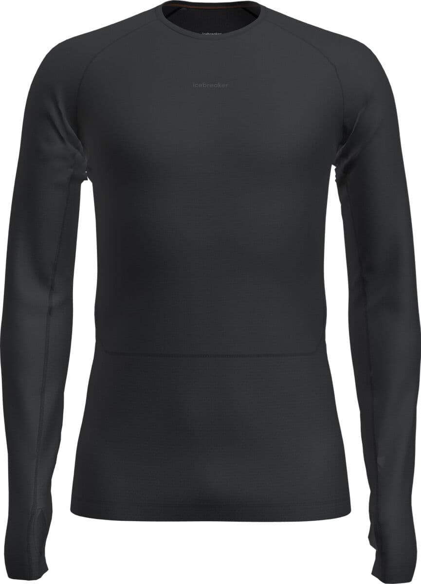 Icebreaker M Mer 200 Zoneknit Ls Crewe Black M