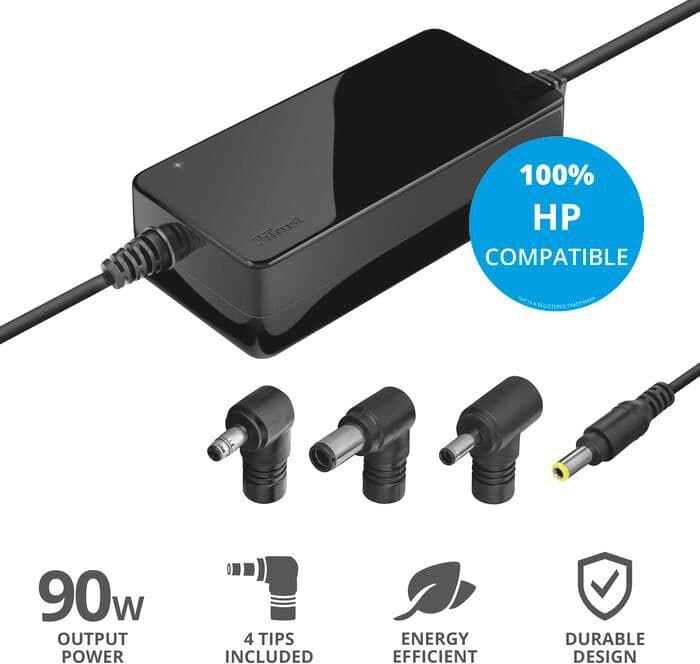 Trust Maxo Hp 90w Laptop Charger-black