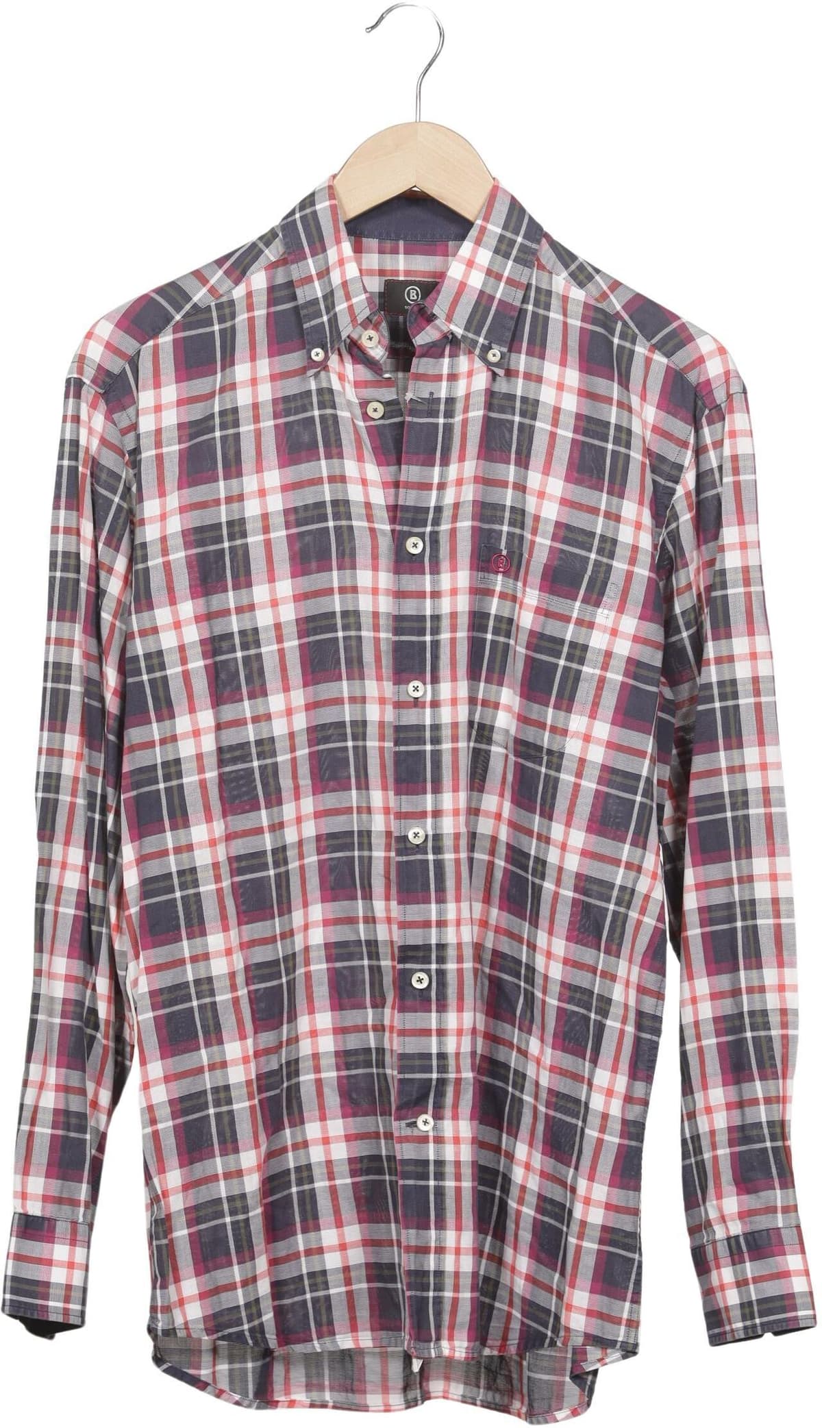 Bogner Herren Hemd, Mehrfarbig, Gr. 39, kein / Etikett - Second Hand