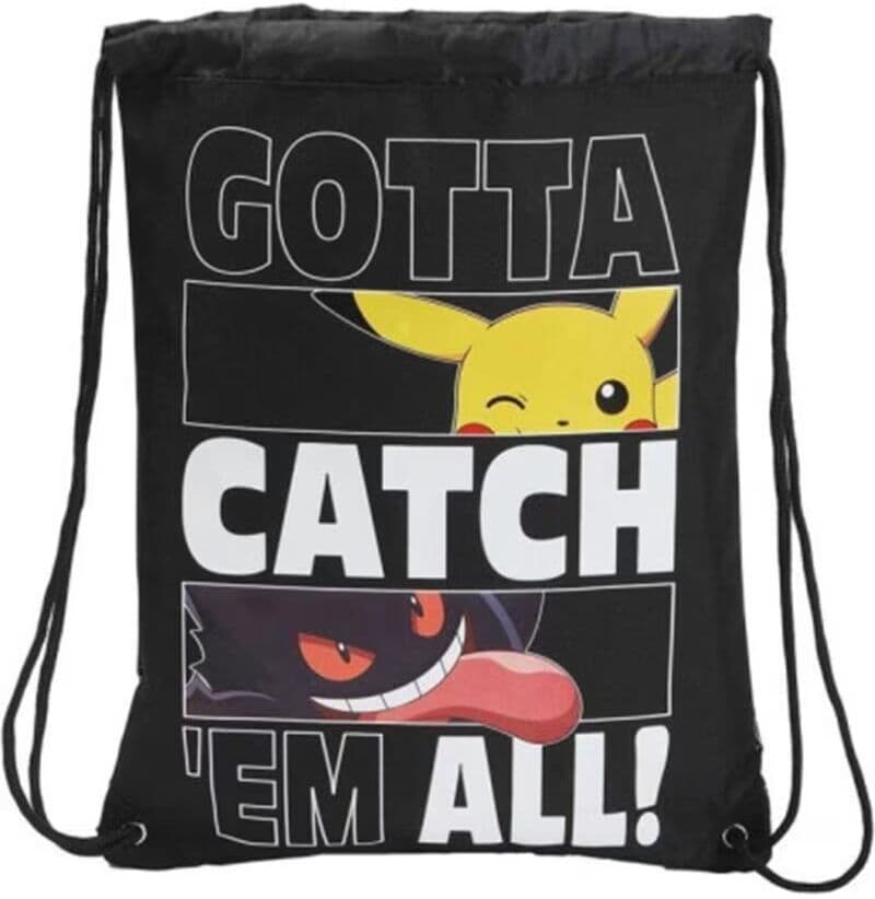 Cyp Brands Saco Mochila Pokemon Gotta Catch Em All Talla Única Unisex