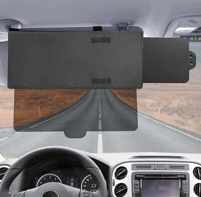 Drop Dash Deals UV Protection Car Sun Visor Extension, Anti Glare Shield, Universal Fit UV Protection Car Sun Visor Extension, Anti Glare Shield, Universal Fit