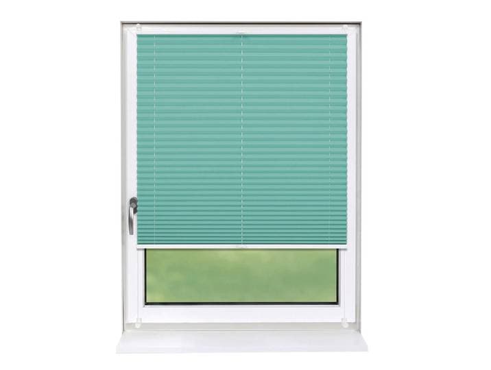 Deco-Raum Plissee Basic 65 x 150cm Klemmfix ohne Bohren, Türkis, 65x150 cm, Heimtextilien, Vorhänge, Plissees