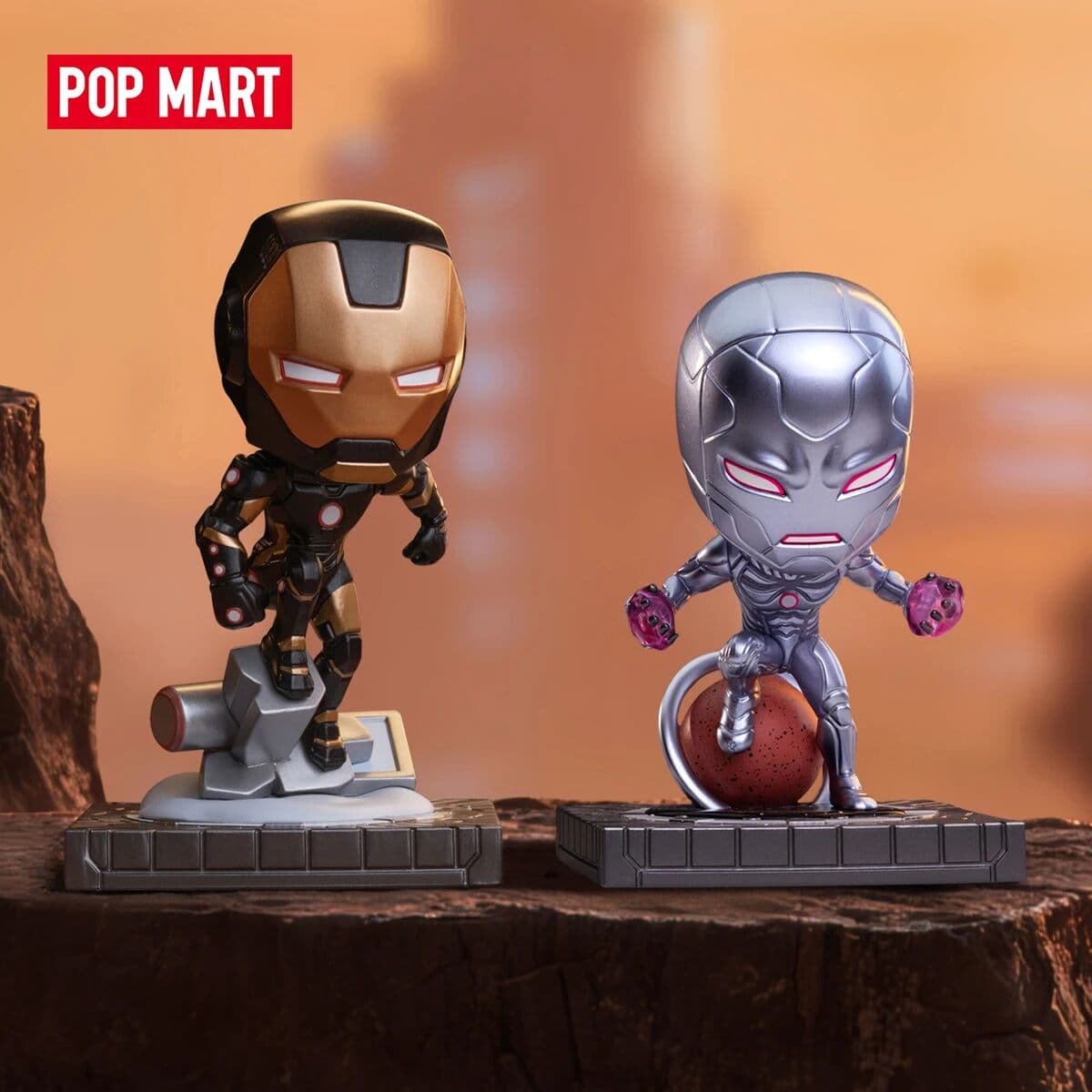 【EU EXCLD】POP MART Marvel Iron Man: A Journey Through Armors Series Figures Blind Box 1/12PCS Collectable Figure Cute Gift
