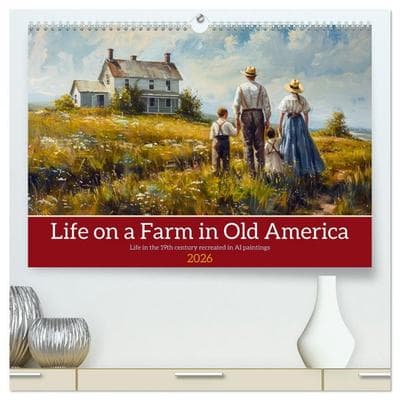 Life on a Farm in Old America (High Quality Premium Wall Calendar 2026 DIN A2 landscape),CALVENDO 12 Month Wall Calendar