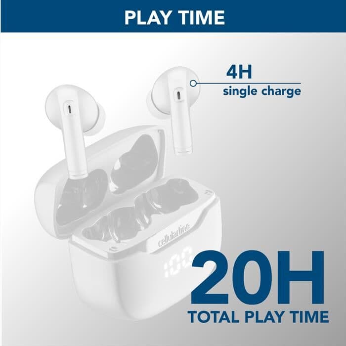 Cellular Line Auricolari Tws Key-bianco