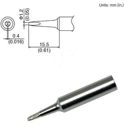 HAK T18-S9 - Lötspitze T18-S9, 1,2 mm, meißel