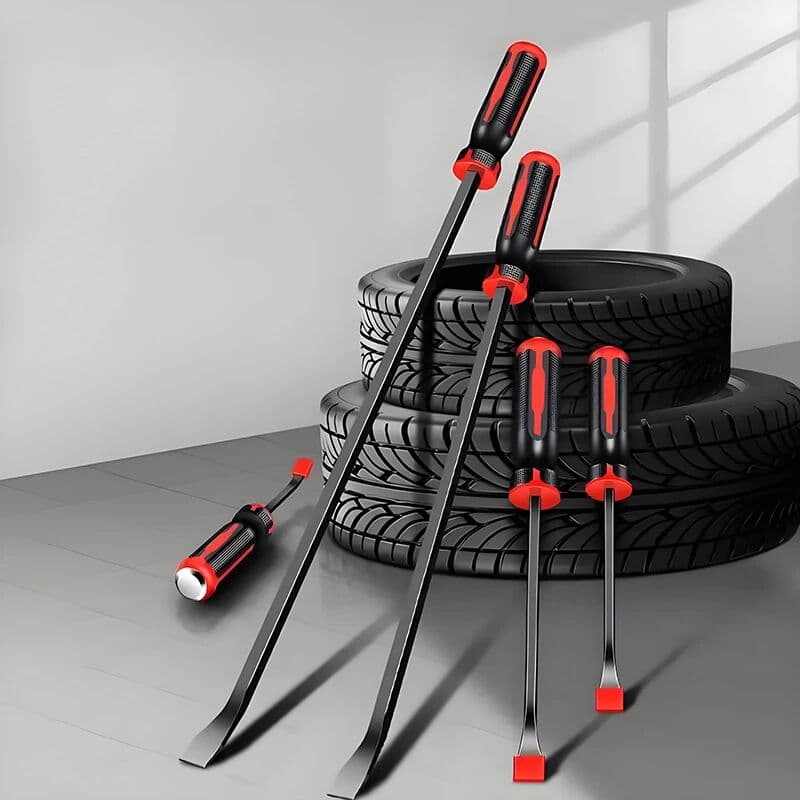 NONE 24 Inch Multi-Function Tire Long Crowbar 30 Degrees Tire Replacement Tool Car Pry Bar Heavy Duty Crowbar Cv-R Hand Removal Tools