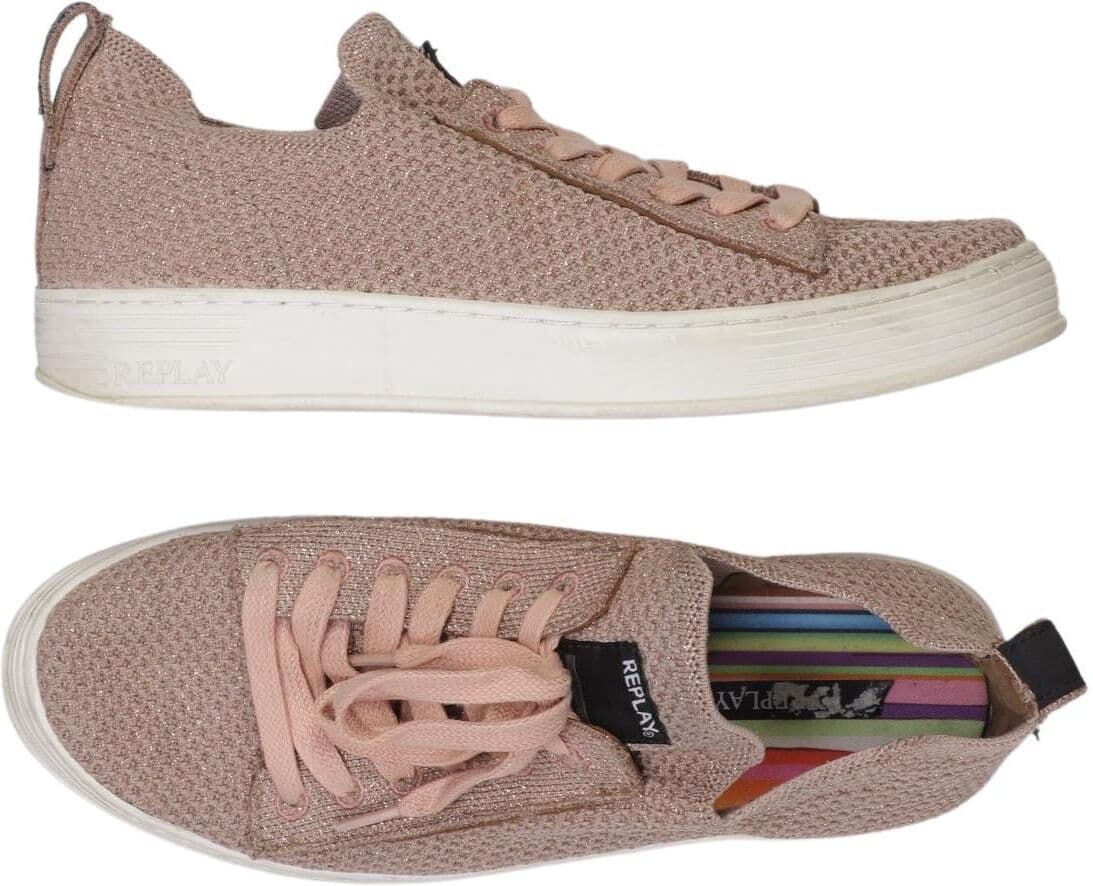 Replay Damen Sneaker, Pink, Gr. EU 38, kein / Etikett - Second Hand