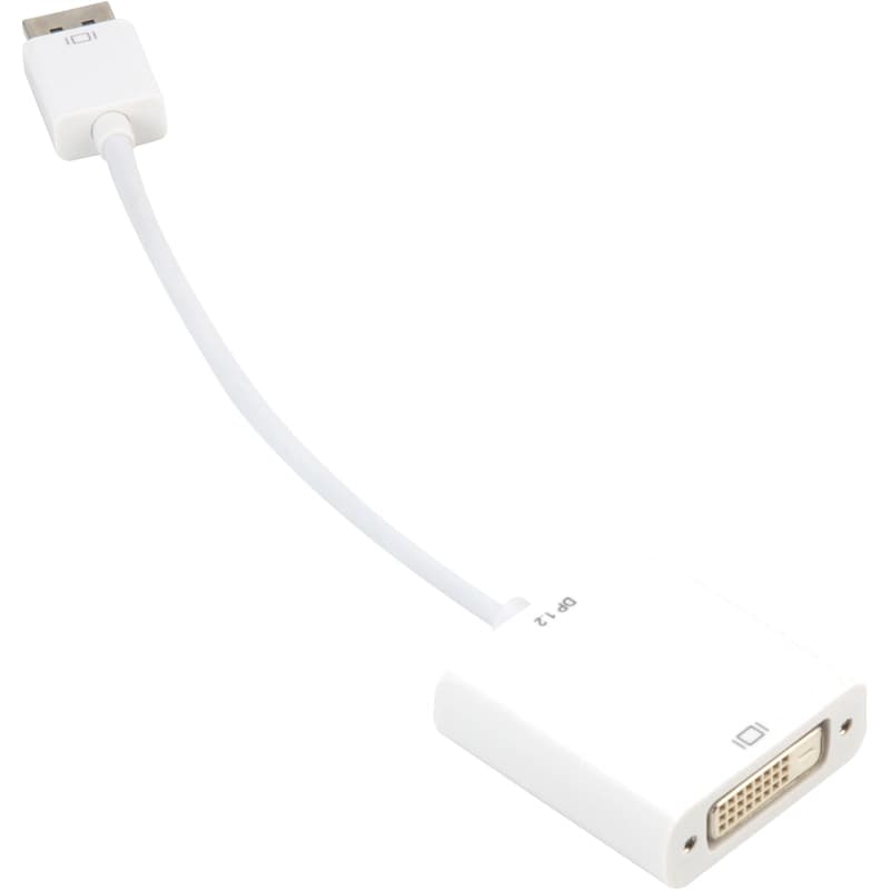 Sharkoon Μετατροπέας DisplayPort male σε DVI-D female Λευκό 1τμχ 4044951020300