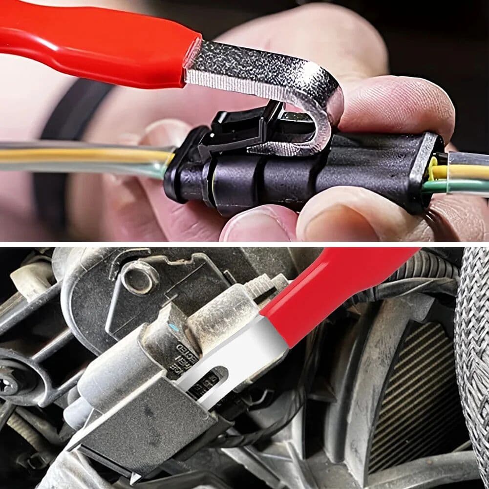 NONE 5PCS Hose Clamp Pliers Automotive Electrical Disconnect Pliers Hose Clamp Trim Clip Fuel Line Disconnection And Removal Tool Kit
