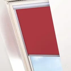 Dachgewerk Sichtschutz-Rollo SRSS 78 x 98 cm, Stufenlos, Schiene Alu, Dekor Uni Hellgrau