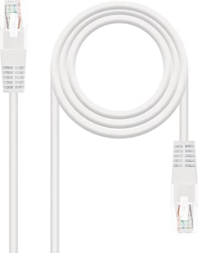 NANO CABLE Nanocable Cable De Red Latiguillo Categoría 6 Utp 05 M 10200400-W Blanco Talla Única Unisex