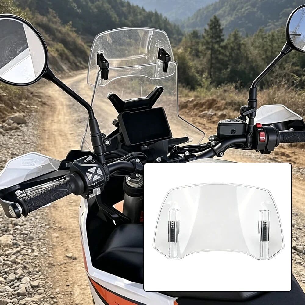 ANLUSON For Husqvarna Norden 901 Norden901/790 Adventure 1090 1190 ADV Motorcycle Windshield Extension Adjustable Spoiler Deflector