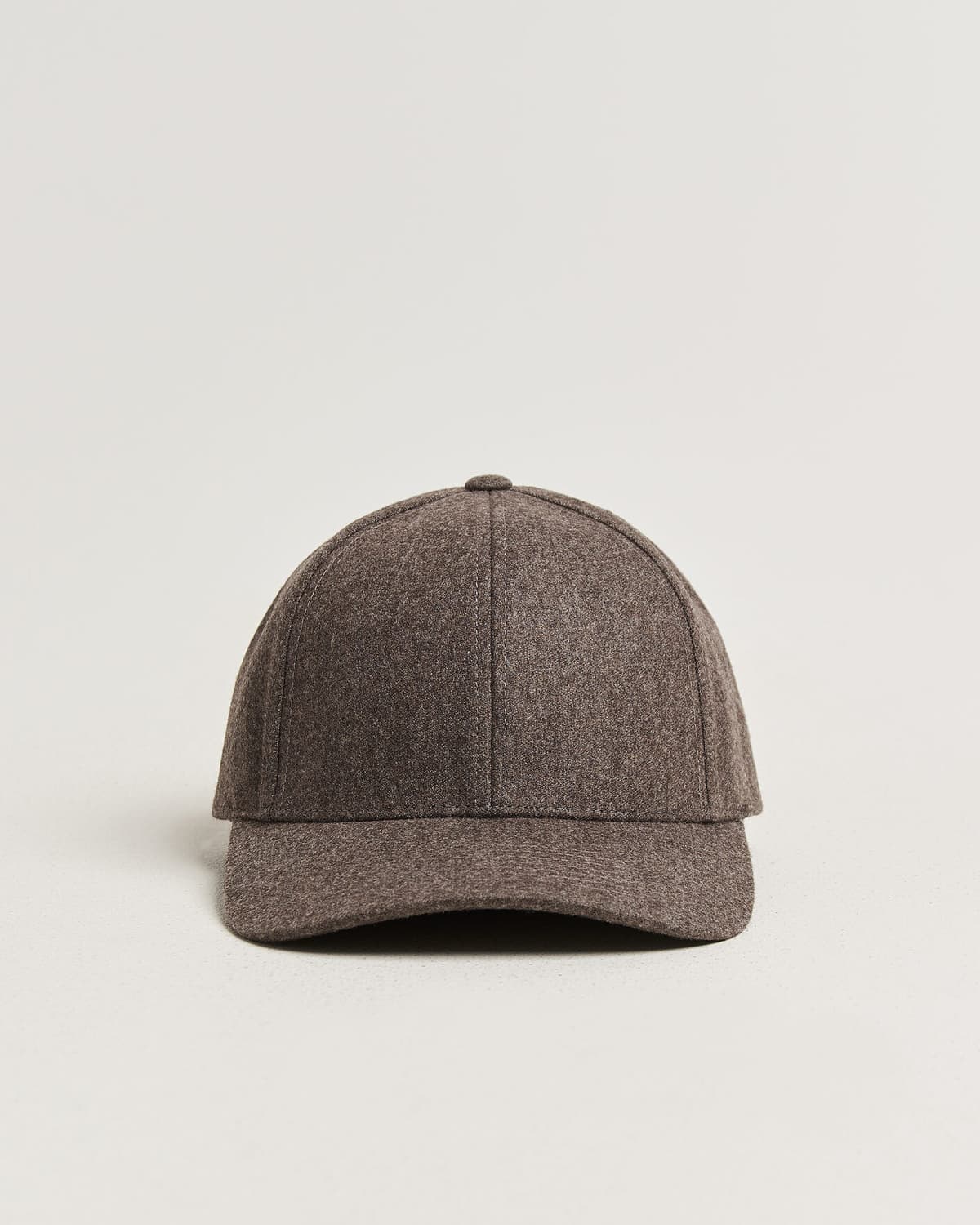 Varsity Headwear Merino Wool Baseball Cap Taupe Brown men L Brun