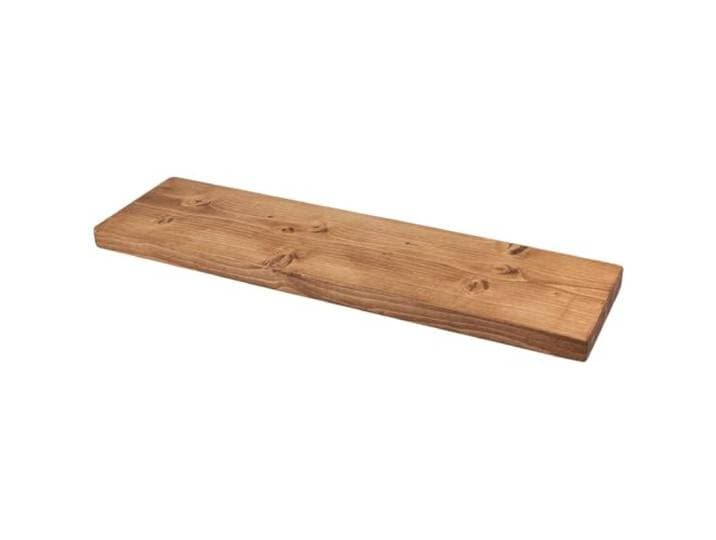 MoonTree Rustikales schwebendes Regal, 110 cm x 22 cm x 3.8 cm, Hell