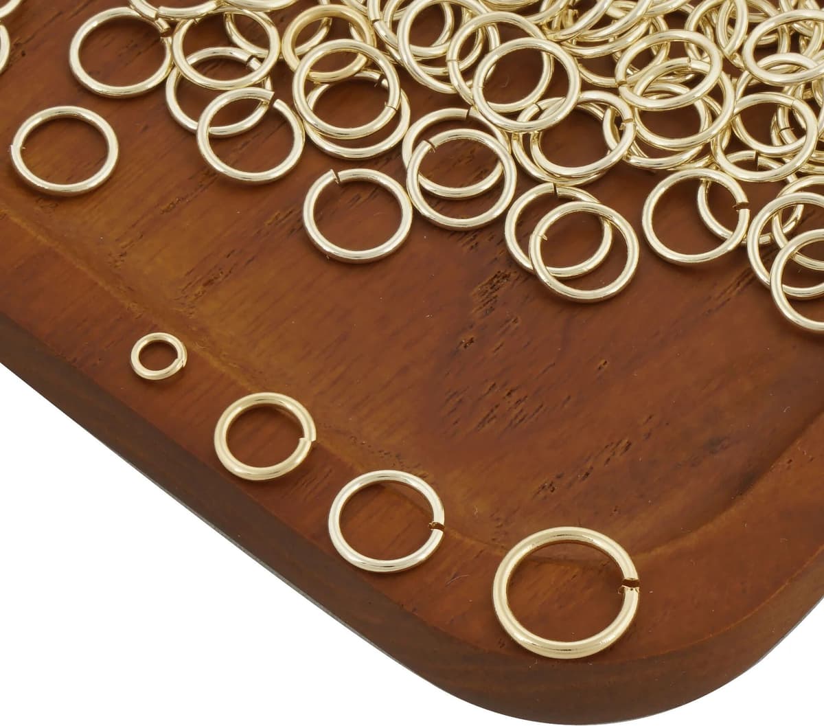 tibetara 14K Gold Filled Open Jump Rings for Jewelry Making and Connectors,Split Ring For Jewelry Diy-104039