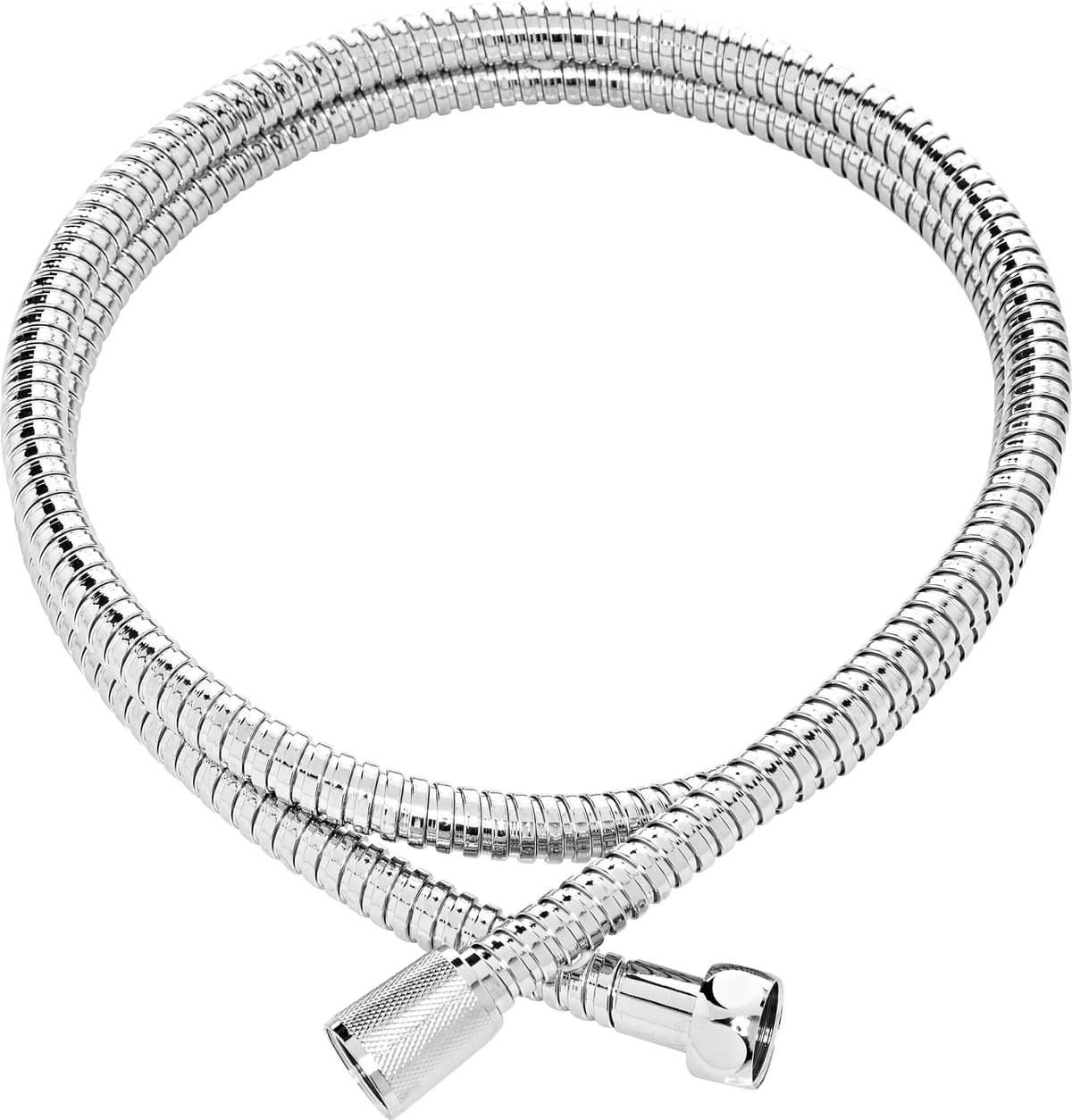 Brauseschlauch ADOB "Exklusiv", grau (chrom), L:1,5m, Edelstahl, Schläuche, Brauseschlauch, Verschraubungen aus Messing verchromt chrom 1,5m