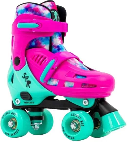 SFR Hurricane IV Verstellbar Girls Rollschuhe (Tie Dye - 30.5-34)