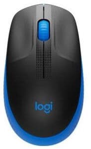 Logitech Mouse M190 senza fili nero blu, nuovo