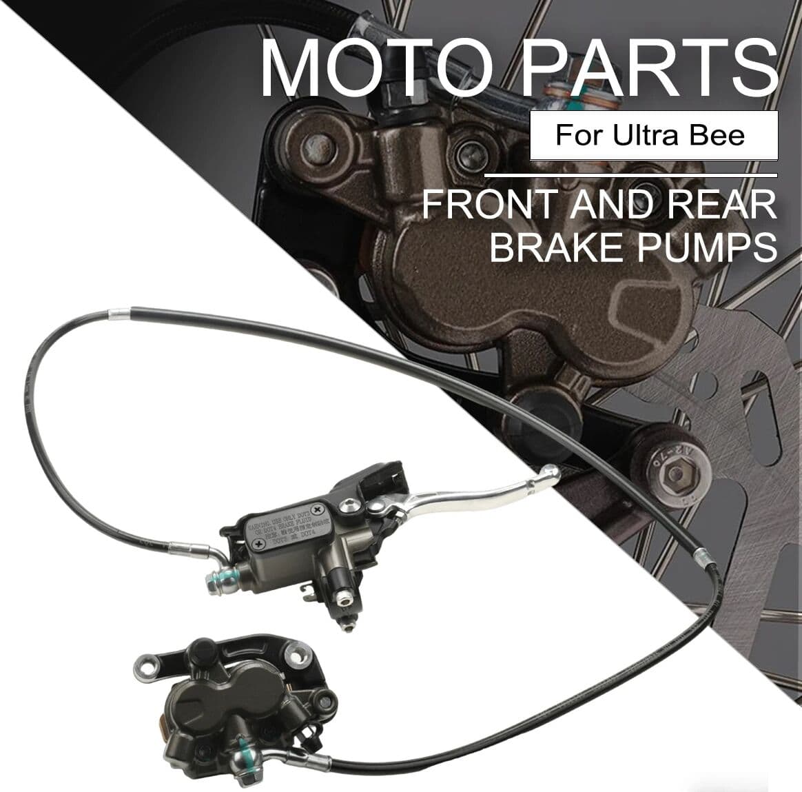 XCMT CNC Front and Rear Brake Pump Caliper Oil Pipe Assembly For SURRON Ultra Bee Electric Off-Road Motorcycle Accessories