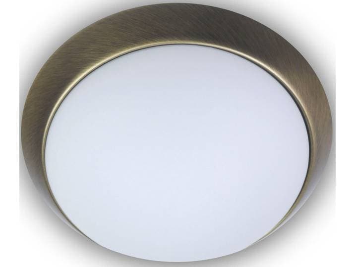 NIERMANN Deckenleuchte Opal matt, Dekorring Altmessing, HF Sensor, LED , gold (altmessing), 1, Ø 45cm, 1 Stk., Leuchten, Deckenleuchte