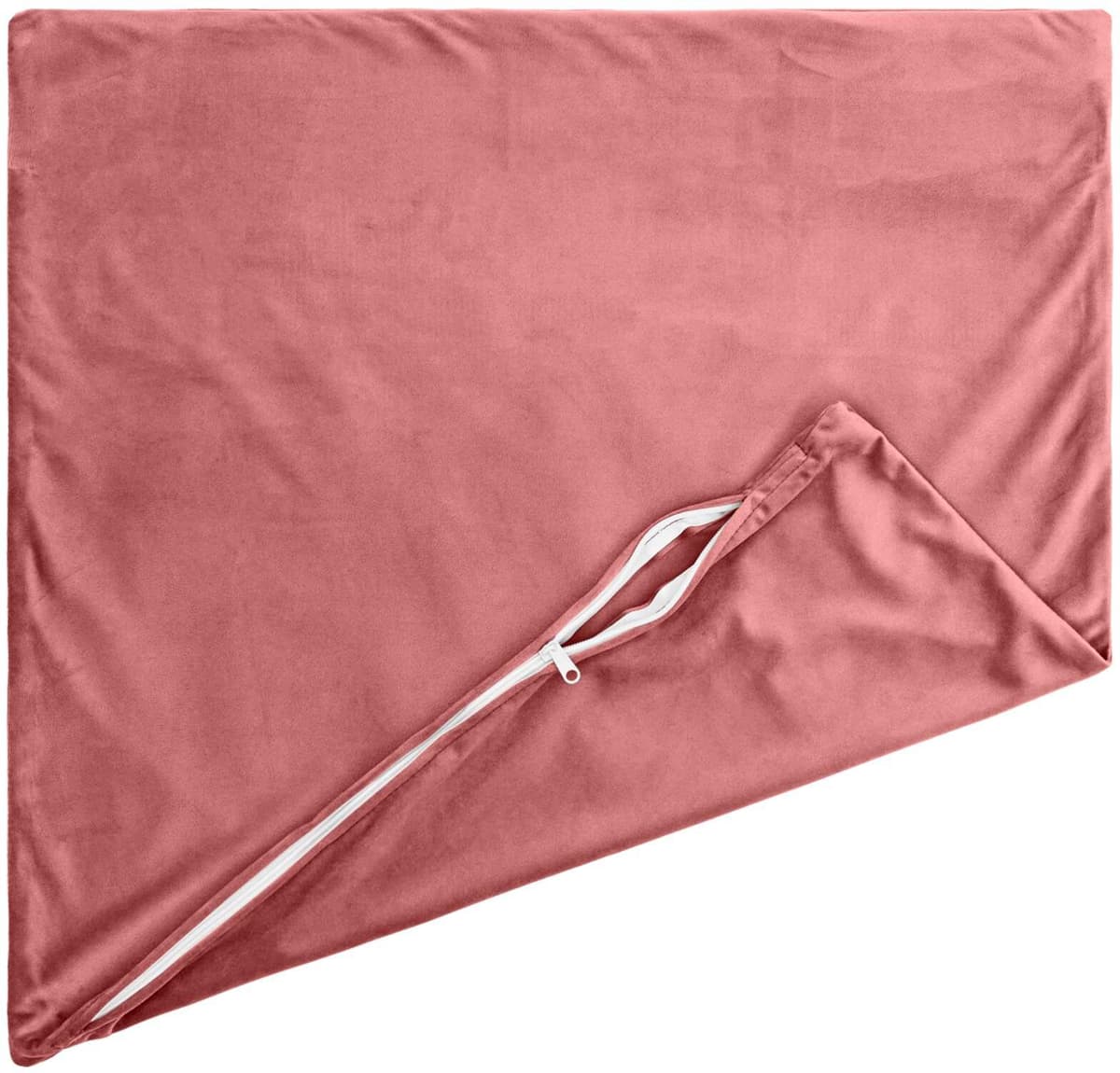 vidaXL Housse de coussin 6 pcs HEERLEN Rose 65 x 65 cm Velours