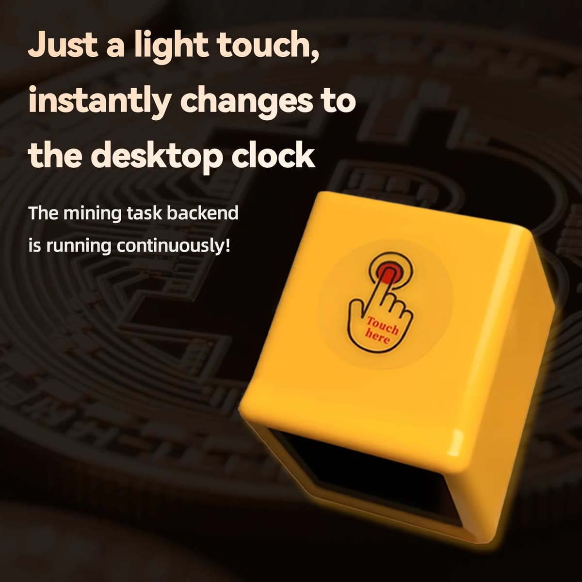 Heltec Automation Hashrate1060KH/s Smart TV ESP32 BTC Solo Lottery Miner for Computer Nerd Gift Home Silent Desktop Clock Lower Power Consumption