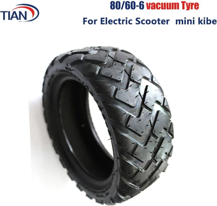 scxjwt 80/60-6 Vacuum Tire10 Inchs Tubeless Tyre for for FLJ C11 T11 Electric Scooter Karts ATV Quad Speedway