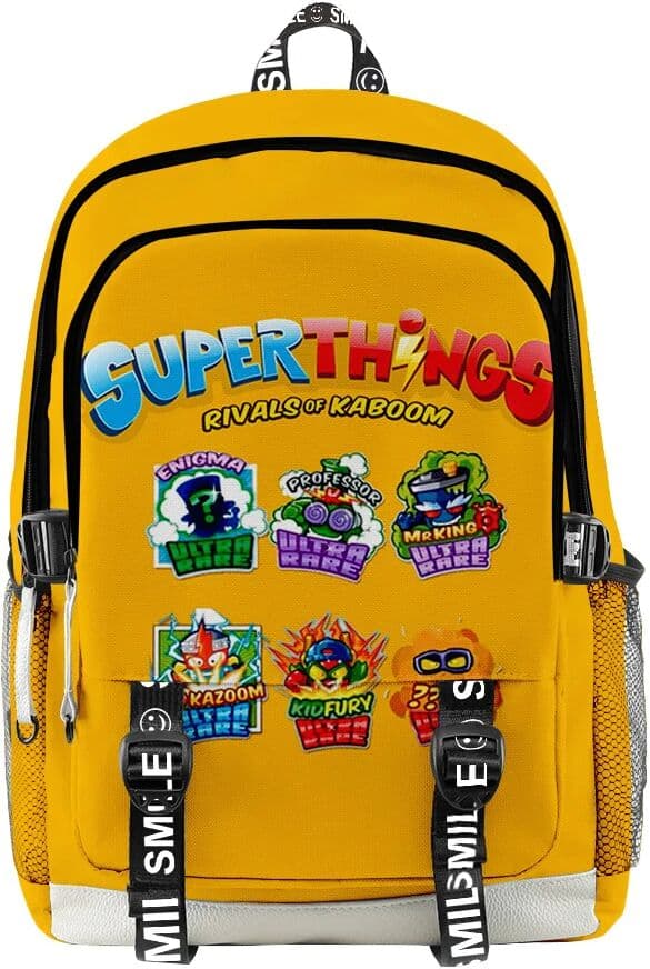 NONE Luxury Novelty Cool Superzings 3D Print Student School Bags Unisex Oxford Waterproof Notebook multifunction Travel Backpacks