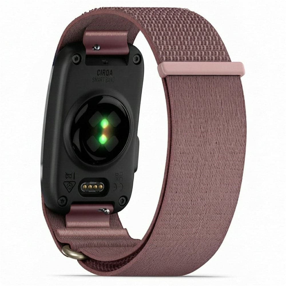 Garmin CIRQA Smart Band EIDERWOOD Nylon - Str. L-XL - Dyp Rosa