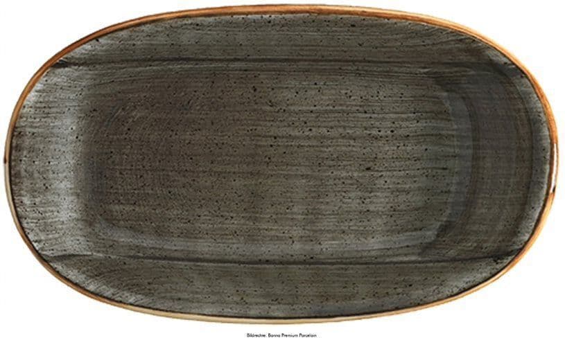 Bonna Piatto Ovale 19 x 11 cm Aura Space Gourmet