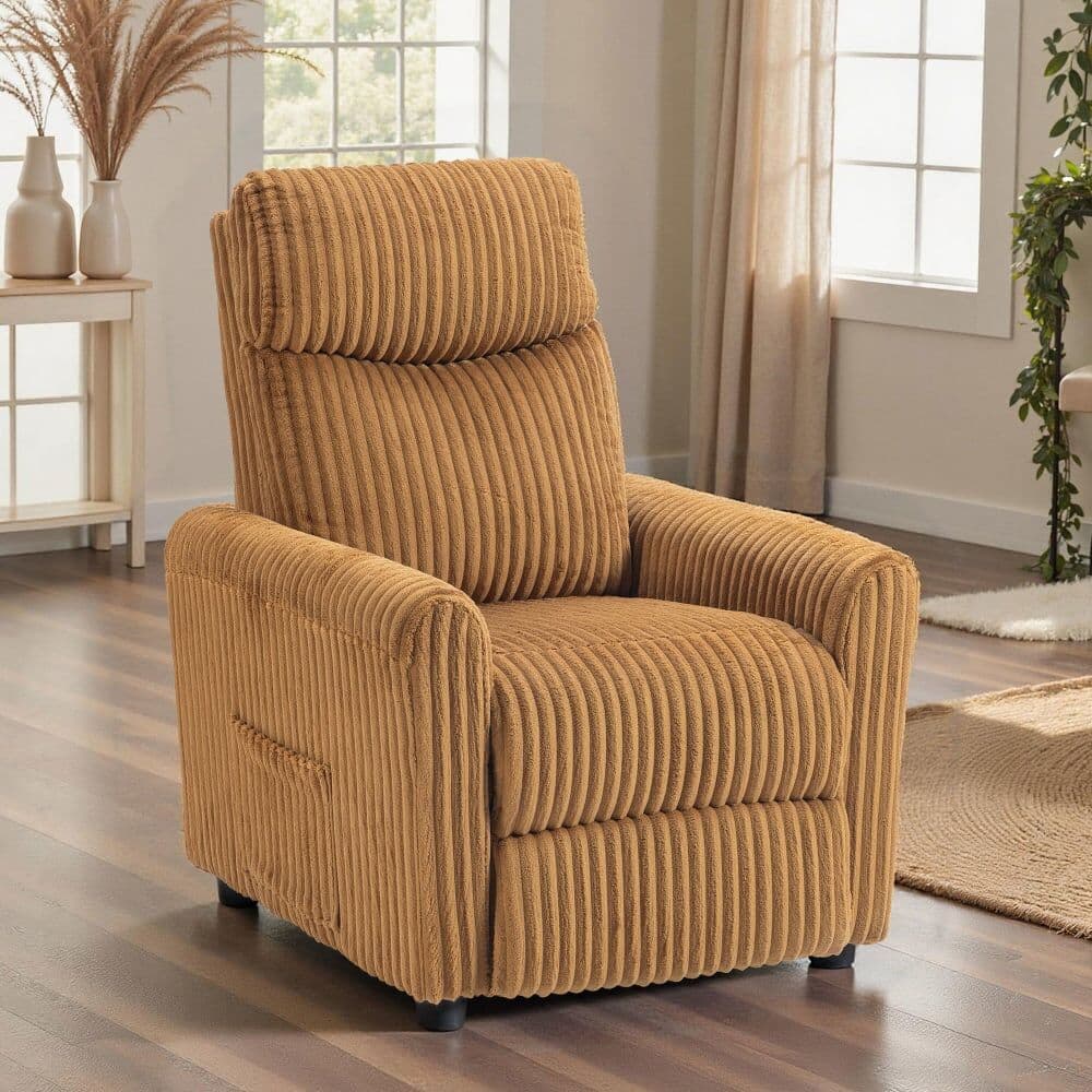 Homcom Sillón relax reclinable 73x86x100 cm marrón